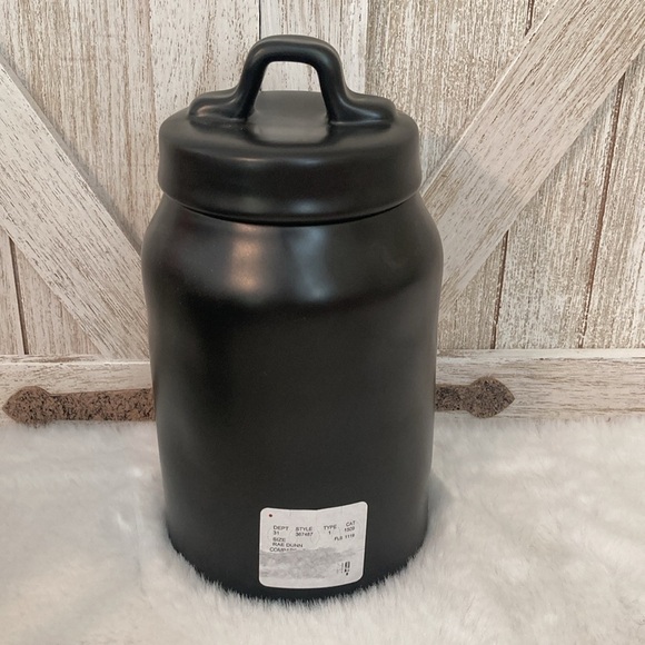 Rae Dunn 2019 Treats Canister in Black - Picture 3 of 7